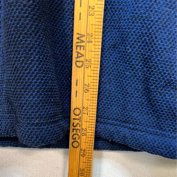 Orvis Mens Pullover Sweater Size XXL Navy Classic Sherpa Lined 1/4 Zip Cozy - Picture 7 of 11